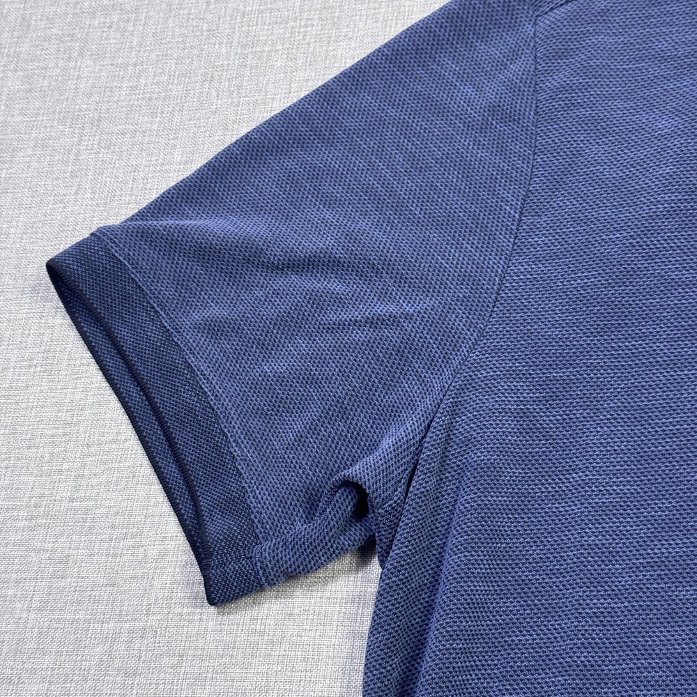 Tommy Bahama Polo Shirt Mens XL Blue Short Sleeve Modal Polyester Performance - Picture 8 of 11